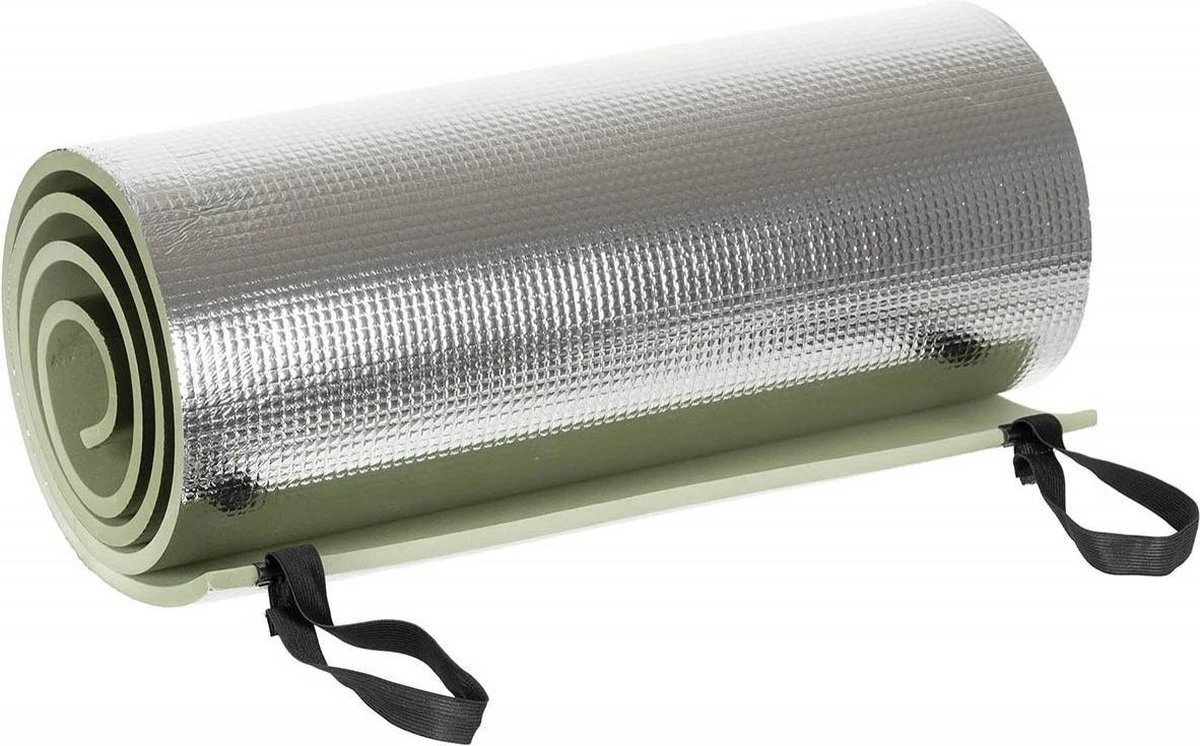 MFH - Slaapmat / Isoleermat - Legergroen - Aluminium Gecoat - 50 X 200 X 1 Cm 1 MFH - Slaapmat / Isoleermat - Legergroen - Aluminium Gecoat - 50 X 200 X 1 Cm