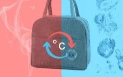 Koeltas - Lunchtas - Volwassenen En Kinderen - Compact & Handig: Zomer - Picknick -School - Lunch - Werk - Klassiek Grijs -Camping Korting 1200x747 1