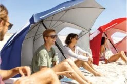 Sport-Brella - Premiere Strandtent - Windscherm - Tochtscherm - Tochtscherm - Stormparaplu - Zonnescherml - Blauw -Camping Korting 1200x795 5