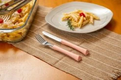 Di Solle Inova D - 6 Persoons Bestekset - Handige Opbergbak Met Raspdeksel - 26 Delig - Baby Pink -Camping Korting 1200x800 40