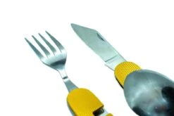 Camping Bestek Zakmes | Roestvrijstaal Survival Bestek | Mes, Vork, Lepel, Krukentrekker, Bieropener, Spork | Opvouwbaar Kampeer Bestek Multitool | Cadeau Voor Man & Vrouw -Camping Korting 1200x800 53