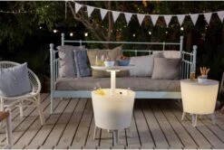 Keter Coolbar Partytafel – Lichtgevend - 49,5x49,5x57cm - Wit -Camping Korting 1200x806 8