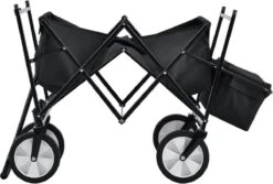 Rijoka Opvouwbare Bolderkar/Bolderwagen | Met Dakje En Draagtas | Zwart 15 Rijoka Opvouwbare Bolderkar/Bolderwagen | Met Dakje En Draagtas | Zwart -Camping Korting 1200x811 6