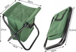 Viskrukje - Visserstoel - Campingstoel - Toeristen Visstoel - Reiskruk - Zak Met Ritssluiting - Opvouwbaar - Draagbaar - 26 CM - Rheme -Camping Korting 1200x814 1