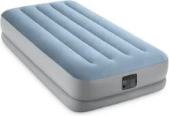 Intex 64166NP Raised Comfort Luchtbed 191x99x36 Cm Lichtblauw/Grijs -Camping Korting 1200x828