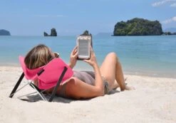 Y-ply Ruggensteuntje - Strandstoel - Opvouwbaar - Rood -Camping Korting 1200x839