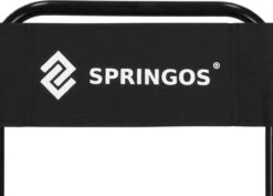 Springos Campingstoel | Kampeerstoel | Vouwstoel | Klapstoel | Zwart -Camping Korting 1200x860