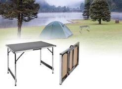 Hi Opvouwbare Campingtafel - 100 X 60 X 73-94 Cm -Camping Korting 1200x880