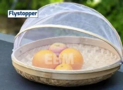 Voedselkap - Vliegenkapjes Bamboe Set 3 Stuks - Flystopper -Camping Korting 1200x880 6