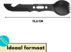 Lynnz® Spork 7 In 1 - Camping Bestek - Campingbestek - Campingservies - Reisbestek - Bestek To Go - Jachtmes - Rambomes -Camping Korting 1200x889 4
