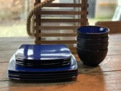 Camping Servies - 12 Delig – 100% Melamine Servies Set – Campingservies – Melamine Servies - Blue Ocean 9 Camping Servies - 12 Delig – 100% Melamine Servies Set – Campingservies – Melamine Servies - Blue Ocean -Camping Korting 1200x900 15