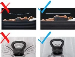 Intex Luchtbed - Twijfelaar - 137 X 191 X 25 Cm - Blauw - Met Ingebouwde Pomp, Hoeslaken Antraciet En Reparatieset -Camping Korting 1200x902 18