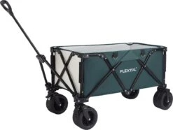 Flextail Gear Bolderkar Opvouwbaar Ezy Wagon - Tot 100KG - Wielen Loskoppelbaar - Zwart