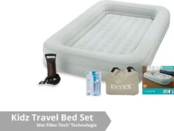 Intex Luchtbed - Kinder Reisbed - 1 Persoons - Slaapgedeelte: B71 X L132 X H10 - Met Reparatieset -Camping Korting 1200x903