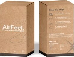 AirFeel Opblaasbaar Slaapmatje - Ingebouwde Pomp En Kussen - Lichtgewicht - 196 X 60 X 6cm - Gray -Camping Korting 1200x928 3