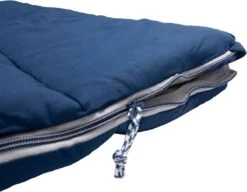 NOMAD® Brisbane XL Slaapzak | 220x90cm Blauw | Lichtgewicht & Kwalitatief | Dekenmodel Slaapzak | Incl Hoes -Camping Korting 1200x933