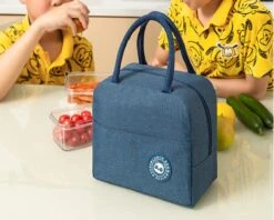 Merkloos Koeltas Lunch - Lunchtas Volwassenen - Kinderen - Lunchtrommel - Picknicktas - Koelzak - Coolbag - Waterdicht - Lunchtas - Koeltasje - Donker Blauw -Camping Korting 1200x963 2