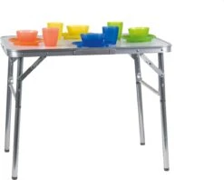 Merkloos Campingtafel - Opklapbaar - 75 X 55 X 70 Cm - Compact - Met Handvat -Camping Korting 1200x963