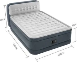 Intex 64448 - Queen Deluxe Ultra-Plush Zelfopblazend 2-persoons Luchtbed Met Hoofdboord (203x152x46cm) 22 Intex 64448 - Queen Deluxe Ultra-Plush Zelfopblazend 2-persoons Luchtbed Met Hoofdboord (203x152x46cm) -Camping Korting 1200x972 1