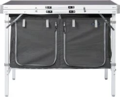 Campart Campingkeuken KI-0757 – Complete Keuken En Campingkast – Opvouwbaar En Inclusief Draagtas - Grijs -Camping Korting 1200x973