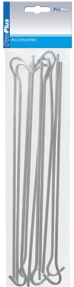 PROPLUS 10x Stuks Grondpennen/tentharingen Metaal Halfrond 30 Cm - Kampeer Artikelen Voor Tent Of Windscherm -Camping Korting 312x1200 1