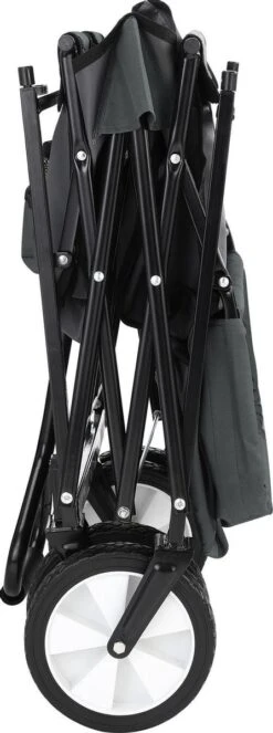 Monzana Bolderkar Opvouwbaar - 100 Liter - Met Afneembaar Dak Grijs -Camping Korting 447x1200