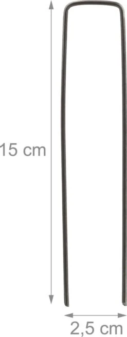 Relaxdays 200x Gronddoekpen - Grondanker - Haring - Gronddoekhaak - Grondhaken - 2mm -Camping Korting 452x1200