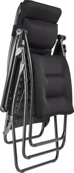 Lafuma RSX XL Clip Air Comfort - Relaxstoel - Verstelbaar - Inklapbaar - Zero Gravity - Acier -Camping Korting 516x1200