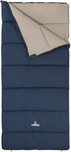 NOMAD® Brisbane Slaapzak | 205x80cm Blauw | Lichtgewicht & Kwalitatief | Dekenmodel Slaapzak | Incl Hoes -Camping Korting 559x1200