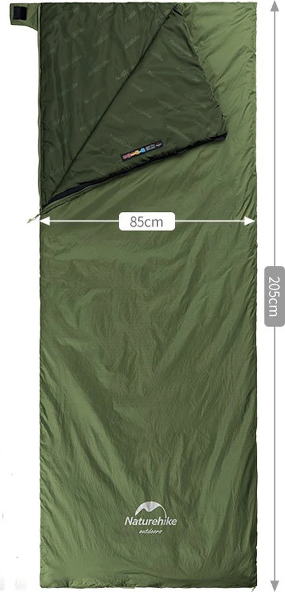 Naturehike® Slaapzak - Lichtgewicht - 205*85cm - Compact - Waterdicht - 3 Seizoenen Slaapzak Lente, Zomer & Herfst - Outdoor - Slaapzakken Volwassen & Kinderen 2 Naturehike® Slaapzak - Lichtgewicht - 205*85cm - Compact - Waterdicht - 3 Seizoenen Slaapzak Lente, Zomer & Herfst - Outdoor - Slaapzakken Volwassen & Kinderen - Afbeelding 2
