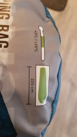 Max Ranger - XL Mummieslaapzak Blauw 220 X 80 Cm - Extra Grote Mummieslaapzak - XL Mummie Slaapzak Blauw -Camping Korting 674x1200