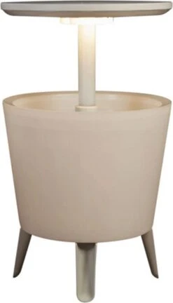 Keter Coolbar Partytafel – Lichtgevend - 49,5x49,5x57cm - Wit