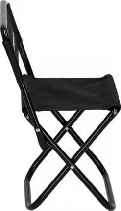 Springos Campingstoel | Kampeerstoel | Vouwstoel | Klapstoel | Zwart -Camping Korting 691x1200