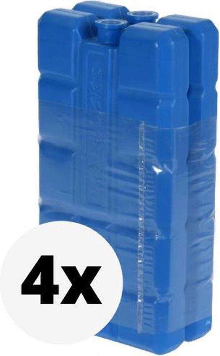 Merkloos Koelelementen Voor Koelbox 4 Stuks - 200 Gram 1 Merkloos Koelelementen Voor Koelbox 4 Stuks - 200 Gram