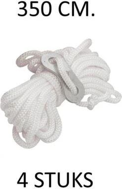 Benson Touw Scheerlijn 3.5 Meter + Klemmen - 4 Stuks -Camping Korting 773x1200 1