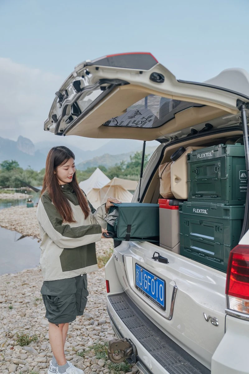 Flextail Gear Bolderkar Opvouwbaar Ezy Wagon - Tot 100KG - Wielen Loskoppelbaar - Zwart 8 Flextail Gear Bolderkar Opvouwbaar Ezy Wagon - Tot 100KG - Wielen Loskoppelbaar - Zwart - Afbeelding 8