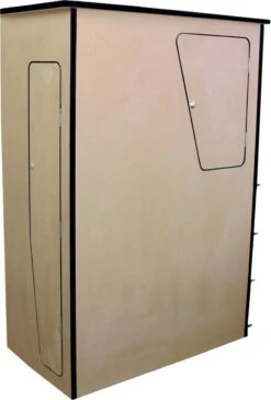 Camper Keuken MDF - Linkerkant EU - Inclusief Kledingstang + Wijnrek - Onbewerkt - Inbouw Kasten Inrichting Kampeerauto Caravan -Camping Korting 812x1200