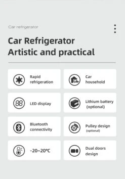 Alpicool 55L - Koelkast/vriezer - 12V-24V/230V - Compressor - APP - Voor Auto En Huis - Outdoor Camping Benodigdheden -Camping Korting 837x1200 1