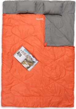 Where Tomorrow Double Slaapzak 220 X 150 Cm Diverse Kleuren - Oranje -Camping Korting 839x1200 1
