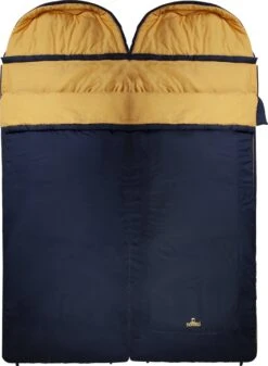 NOMAD® Aztec Comfort Slaapzak | 220x80cm Blauw | Lichtgewicht & Kwalitatief | Dekenmodel Slaapzak | Incl Hoes -Camping Korting 880x1200