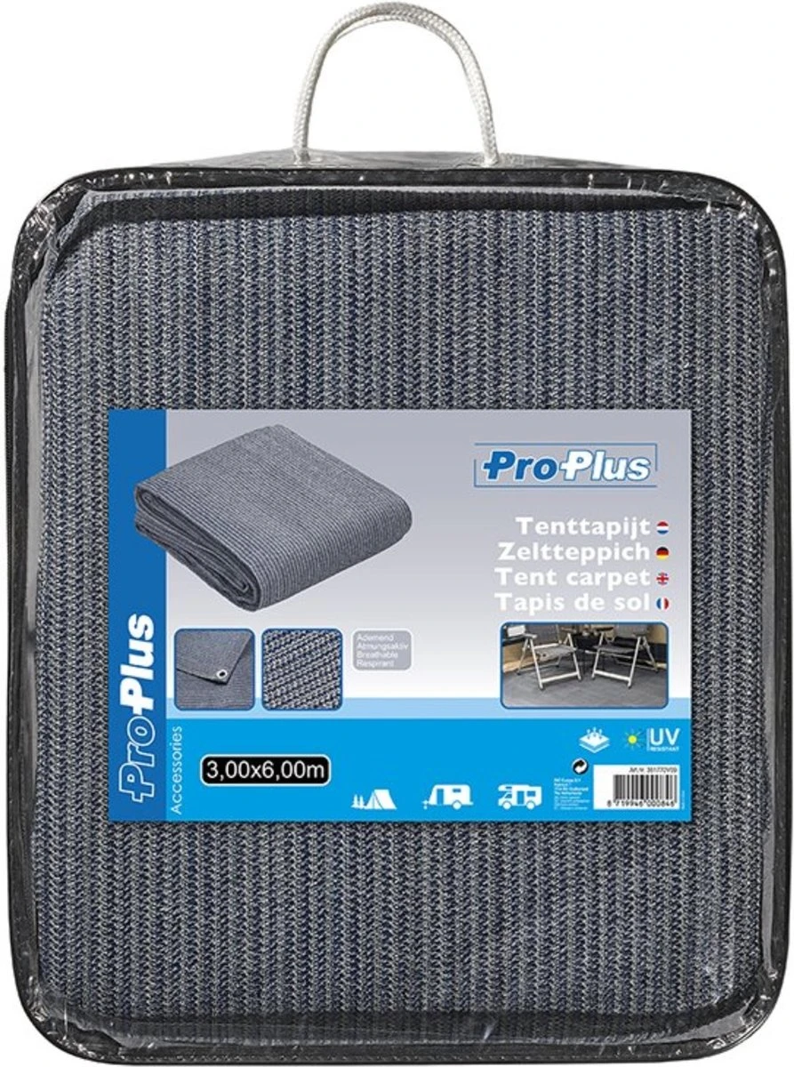 PROPLUS Pro Plus Tenttapijt - 3 X 6 Meter - Extra Stevig - Water- En Vuildoorlatend 3 PROPLUS Pro Plus Tenttapijt - 3 X 6 Meter - Extra Stevig - Water- En Vuildoorlatend - Afbeelding 3