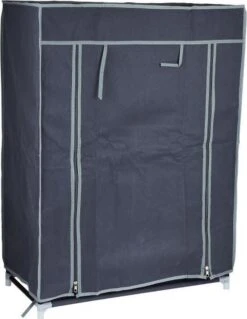 Merkloos GARDEROBE KAST - 3 SCHAPPEN - 60X30X80 CM -Camping Korting 930x1200