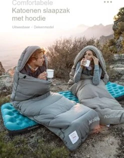 Naturehike® Slaapzak Katoen - 6 Tot 1 Graden - Slaapzakken Volwassenen - 220*80cm - 4 Seizoenen Slaapzak Lente, Zomer, Herfst & Winter - Lichtgewicht & Waterdicht -Camping Korting 943x1200 2