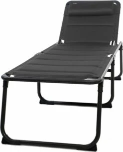Travellife Barletta Ligbed - Antraciet / Donkergrijs -Camping Korting 972x1200 1