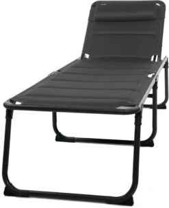 Travellife Barletta Ligbed - Antraciet / Donkergrijs -Camping Korting 977x1200 1